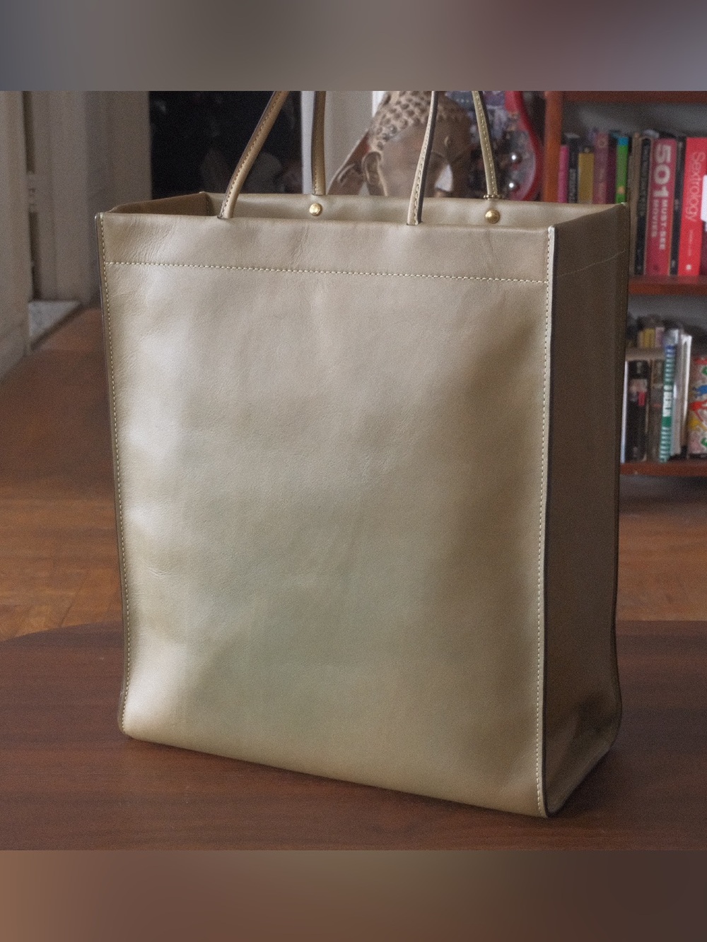 Coach Cashin vegetable dyed sage green Leather Tote. Limited edition - Picture 2 of 8